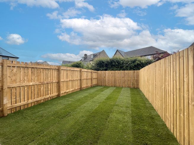Typical garden at Sun Lane